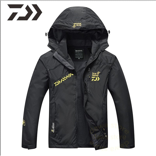 Fishing Suit Men Spring Autumn Thin Fishing Clothing Hooded Sports Hiking Fishing Jacket Outdoor Clothes Fishing Wear