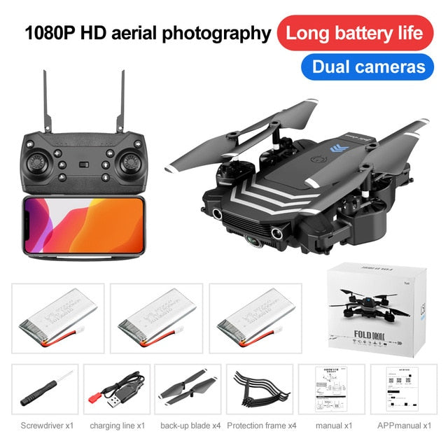 2021 New RC Drone LS11PRO WIFI FPV With 4K HD Camera Hight Hold Mode One Key Return Foldable Arm Quadcopter Drone For Gift