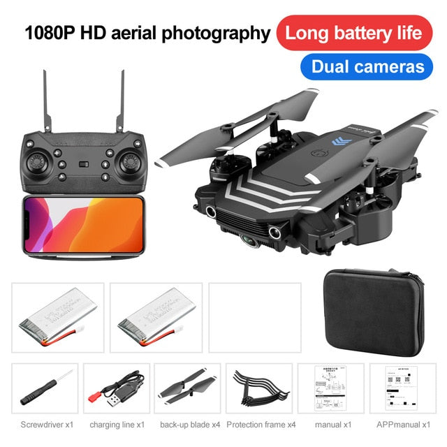 2021 New RC Drone LS11PRO WIFI FPV With 4K HD Camera Hight Hold Mode One Key Return Foldable Arm Quadcopter Drone For Gift