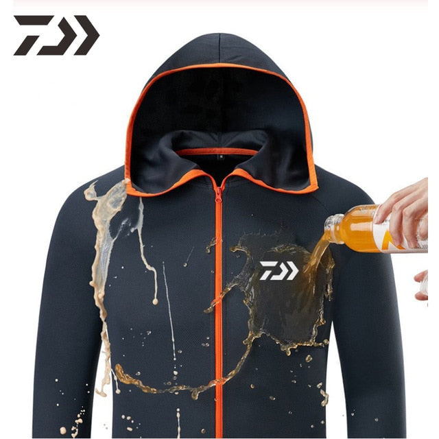 Fishing Shirt Breathable Fishing Clothing Men Waterproof Fishing Shirts Long Sleeve Fishing Jacket Quick Drying Fishing Clothes