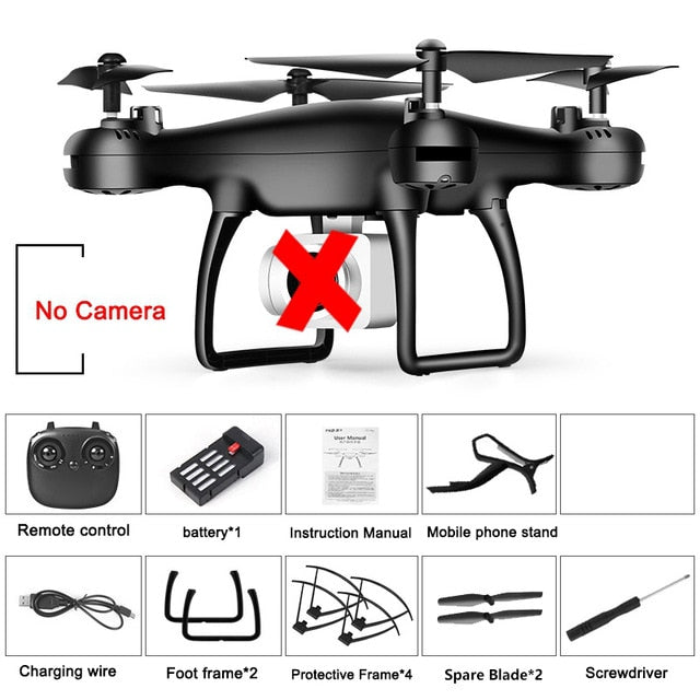 Drone 4k Profesional with Camera WIFI FPV RC Quadrocopter Drones Aerial Photography Ultra-Long Life Detachable Camera Dron Toy