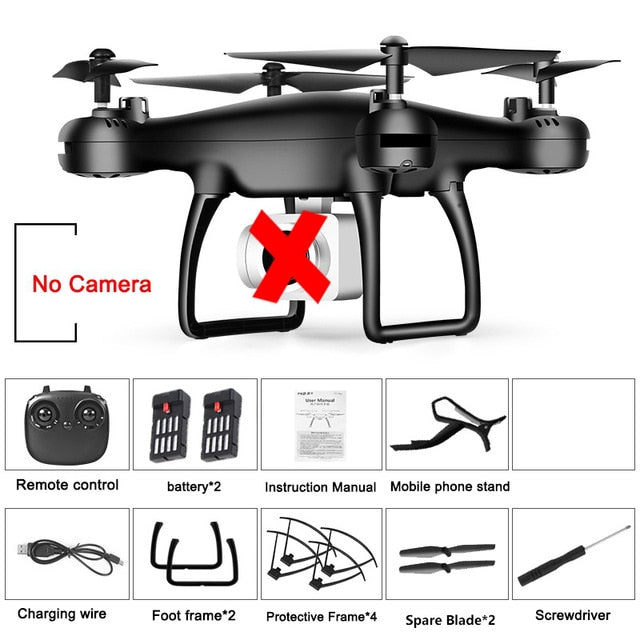 Drone 4k Profesional with Camera WIFI FPV RC Quadrocopter Drones Aerial Photography Ultra-Long Life Detachable Camera Dron Toy