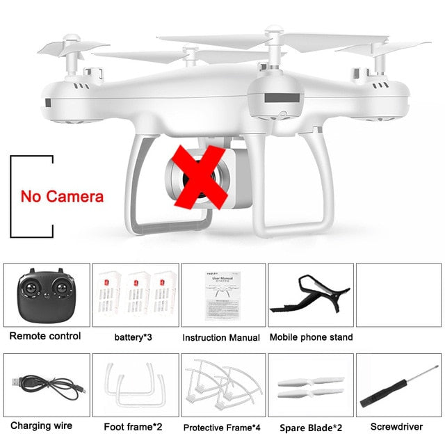 Drone 4k Profesional with Camera WIFI FPV RC Quadrocopter Drones Aerial Photography Ultra-Long Life Detachable Camera Dron Toy