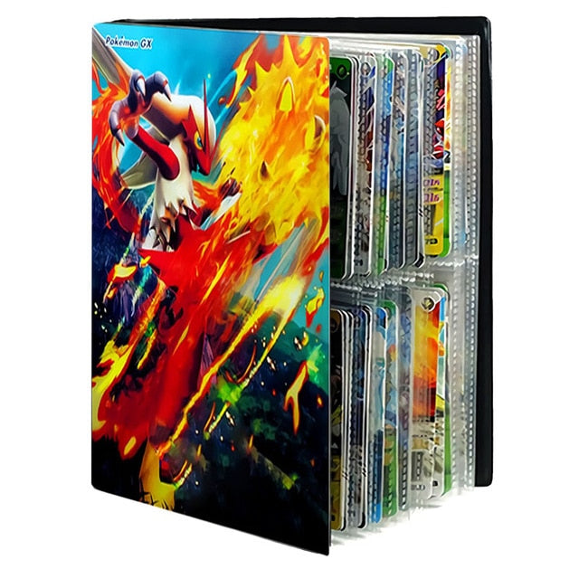 240Pcs Pokemon Cards Album Book Cool Collections Cartoon Anime Game Binder Folder Top Loaded List Toys Gift for Children