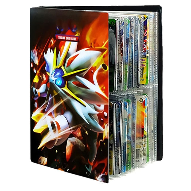 240Pcs Pokemon Cards Album Book Cool Collections Cartoon Anime Game Binder Folder Top Loaded List Toys Gift for Children