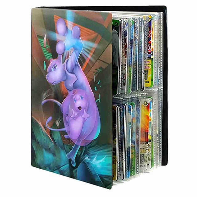 240Pcs Pokemon Cards Album Book Cool Collections Cartoon Anime Game Binder Folder Top Loaded List Toys Gift for Children