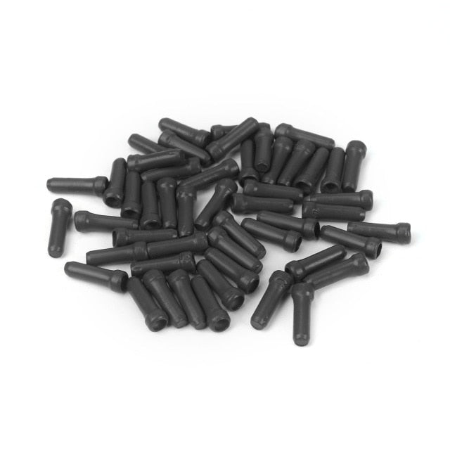 50 Pcs/lot MTB Bike Bicycle Brake Shifter Aluminum Inner Cable Tips Crimps Cycle Cycling Parts Derailleur Shift Cables End Caps