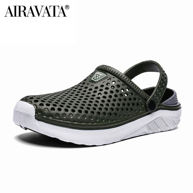 Unisex Fashion Beach Sandals Thick Sole Slipper Waterproof Anti-Slip Sandals Flip Flops for Women Men